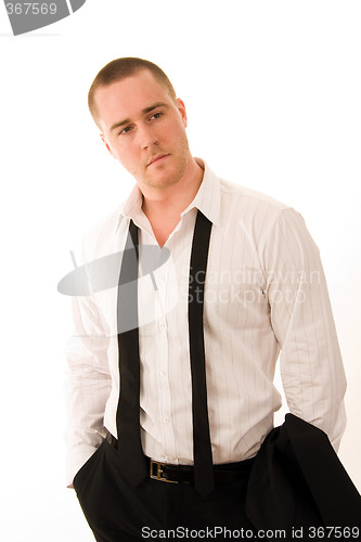 Image of Portrait of a young businessman
