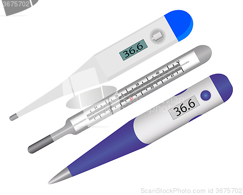 Image of three thermometers