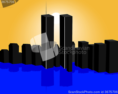 Image of twin towers
