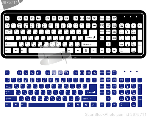 Image of two different keyboard