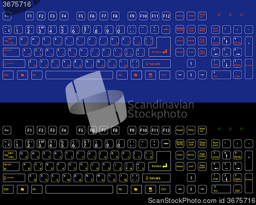 Image of two keyboards