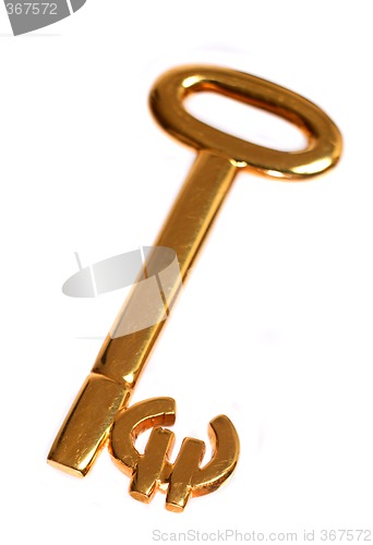 Image of Golden euro key