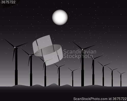 Image of windmills for energy