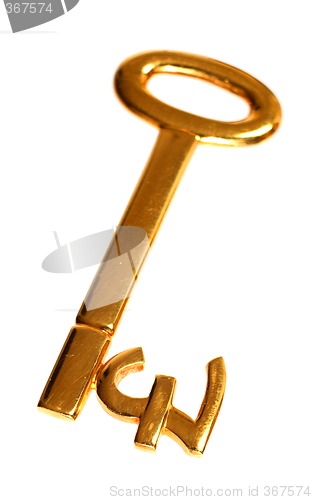 Image of Gold pound key