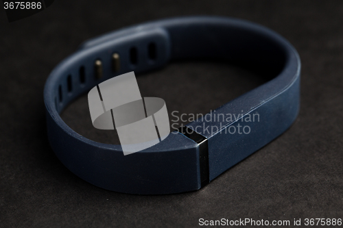 Image of close up of heart rate watch band