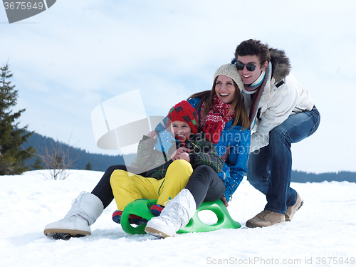 Image of winter family