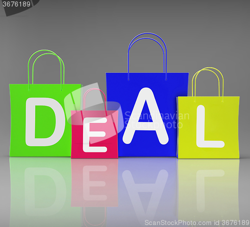 Image of Deal Bags Show Retail Shopping and Buying