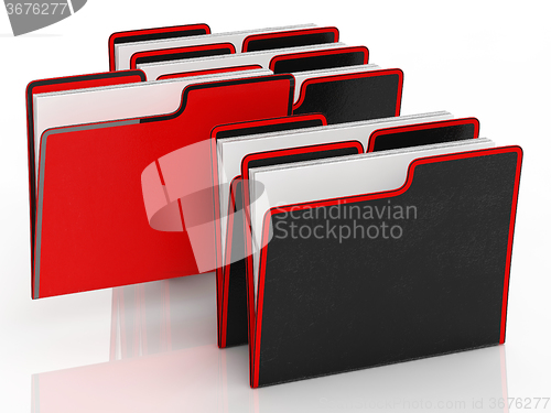 Image of Files Meaning Organising And Paperwork
