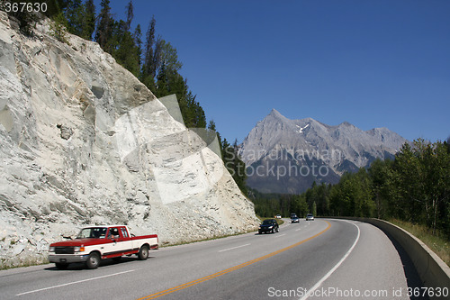 Image of Cars in Rockies
