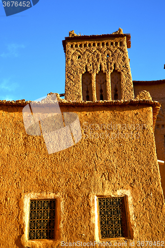 Image of africa  in histoycal maroc  window