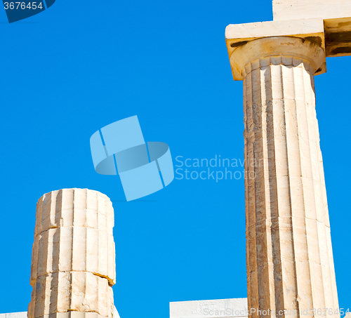 Image of  athens in greece the old architecture and historical place part