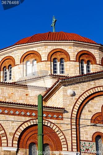 Image of in athens cyclades greece  architecture   the sky