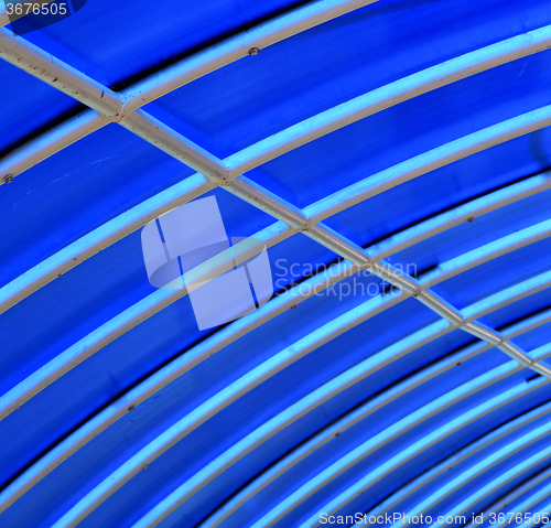 Image of plastic abstract in asia  kho phangan pier roof lomprayah  bay  