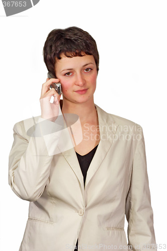 Image of On the phone