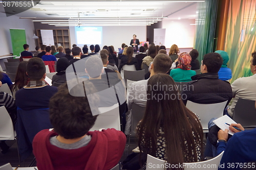 Image of conference speaker