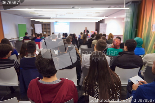 Image of conference speaker