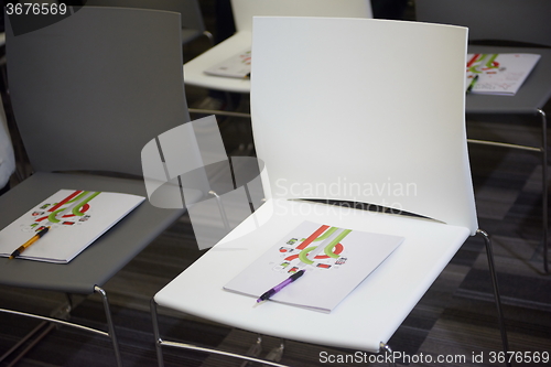 Image of conference room chairs details