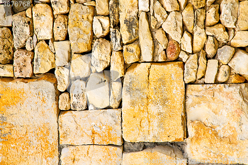 Image of texture wall in  old brick construction concrete