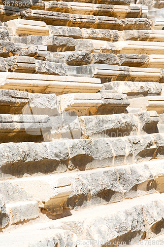 Image of in turkey europe   the   texture of step and gray