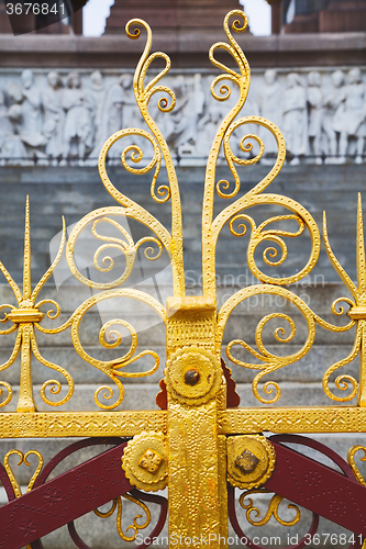 Image of   abstract gold in englan london antique floor    