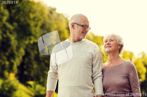 Image of senior couple in park