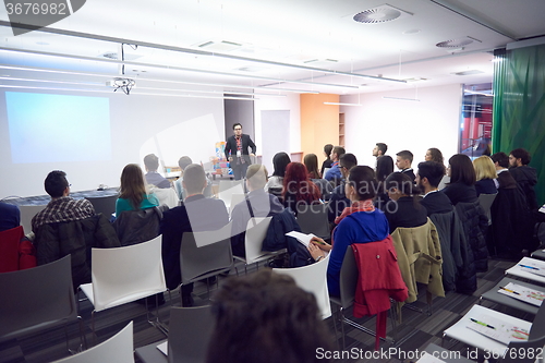 Image of conference speaker