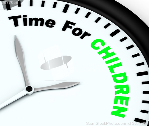 Image of Time For Children Message Meaning Playtime Or Getting Pregnant