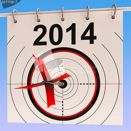 Image of 2014 Calendar Means Planning Annual Agenda Schedule