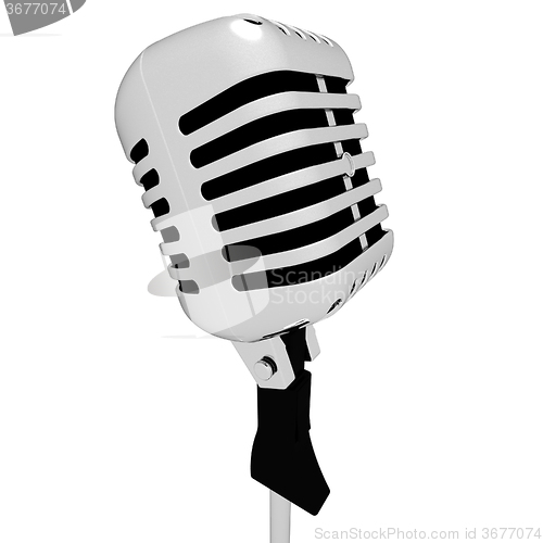 Image of Microphone Closeup Shows Mic Concert Talent Or Show 
