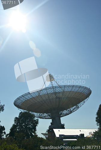 Image of radio telescope