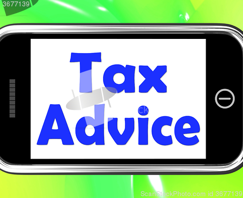 Image of Tax Advice On Phone Shows Taxation Irs Help