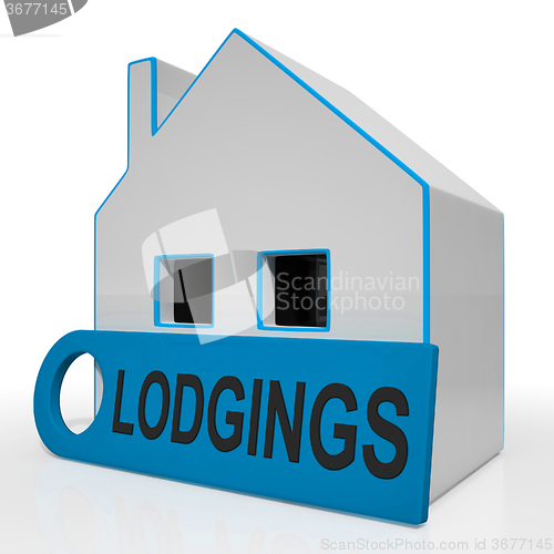 Image of Lodgings House Means Room Or Apartment Available