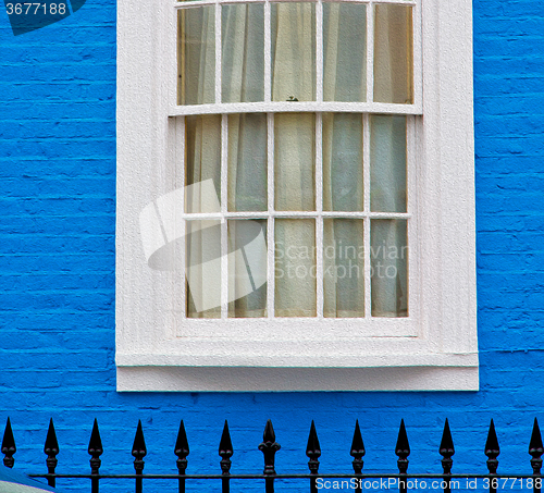 Image of notting hill in london england old suburban and antique     wall