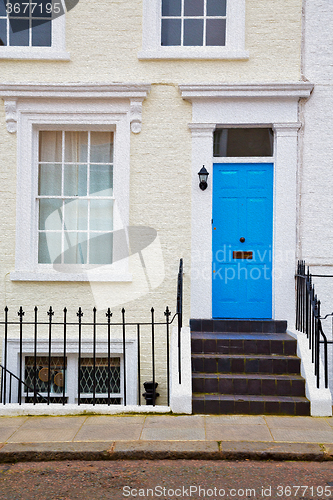 Image of notting hill in london england old suburban and antique     wall