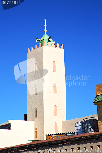 Image of  muslim  in morocco  africa     sky