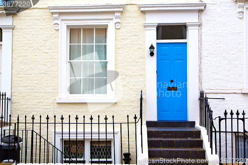 Image of  in london england old suburban     wall door 