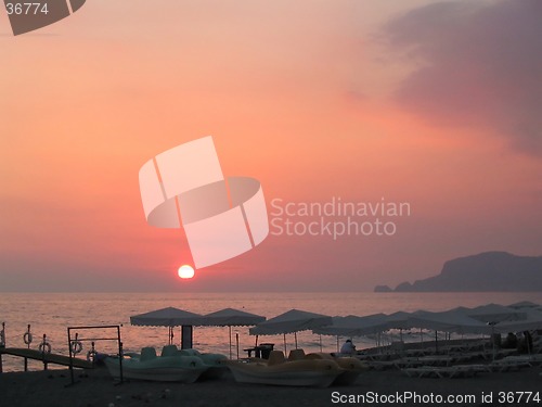 Image of sea sunset 3