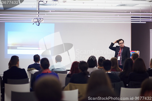 Image of conference speaker