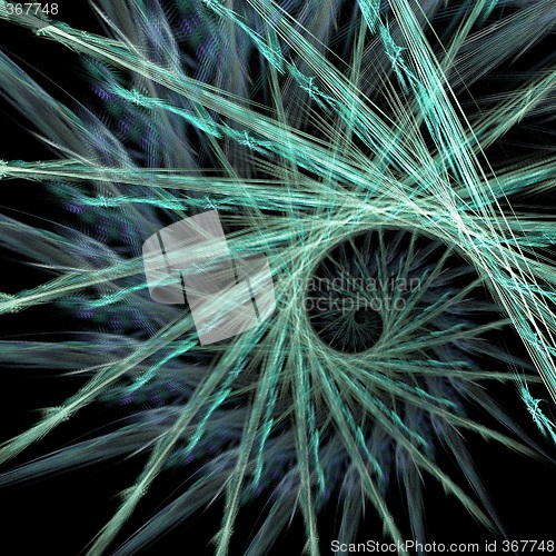 Image of 3D swirl abstract