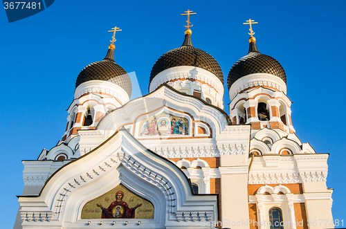 Image of Facade of the Alexander Nevsky Cathedral in Tallinn