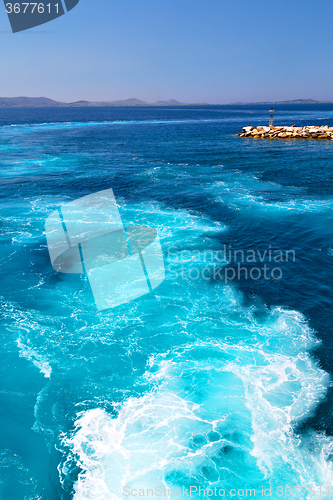 Image of froth and foam greece 