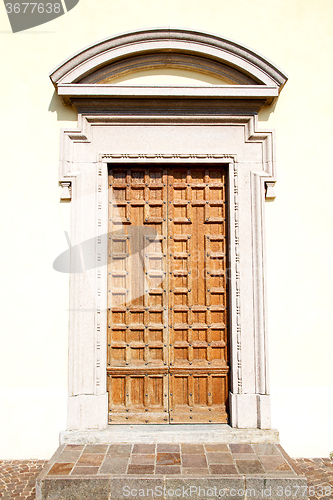 Image of old   door    in italy old ancian wood   nail