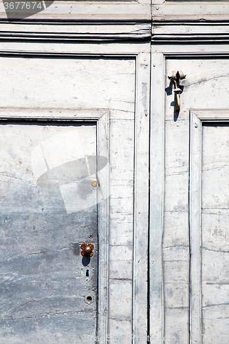 Image of  traditional   door    in italy   traditional  