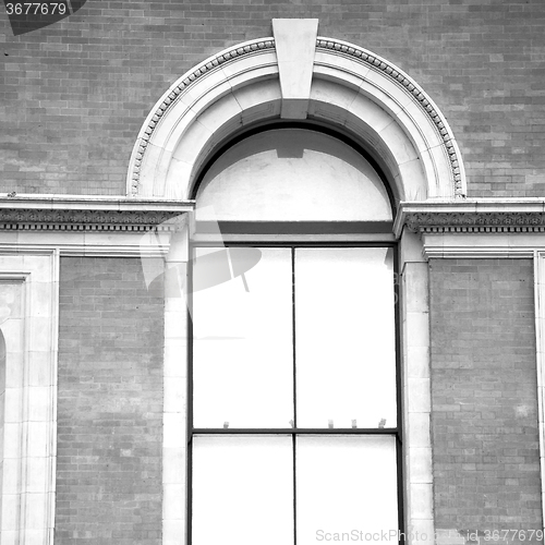 Image of old architecture in england london europe wall and history
