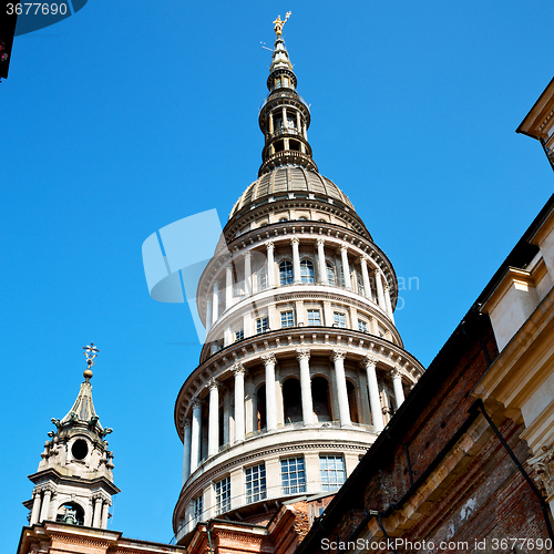 Image of column old architecture in italy europe milan religion       and