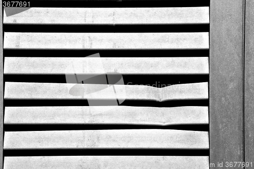 Image of in europe italy milan old architecture and venetian blind wall