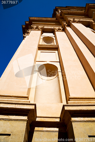 Image of building old architecture in  europe  and sunlight