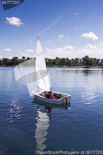 Image of Sailing on the lake