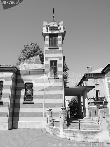 Image of Black and white Church of St Elizabeth