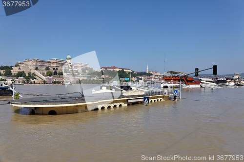 Image of Flooded street view